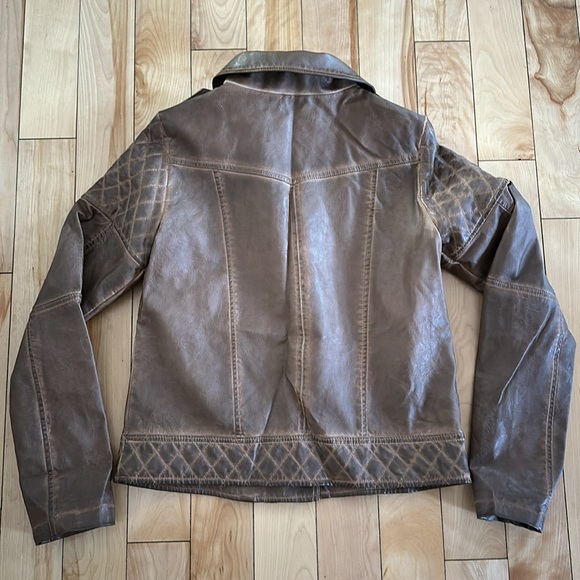 Ricki’s Motto Faux Leather Jacket NWOT - Picture 3 of 5